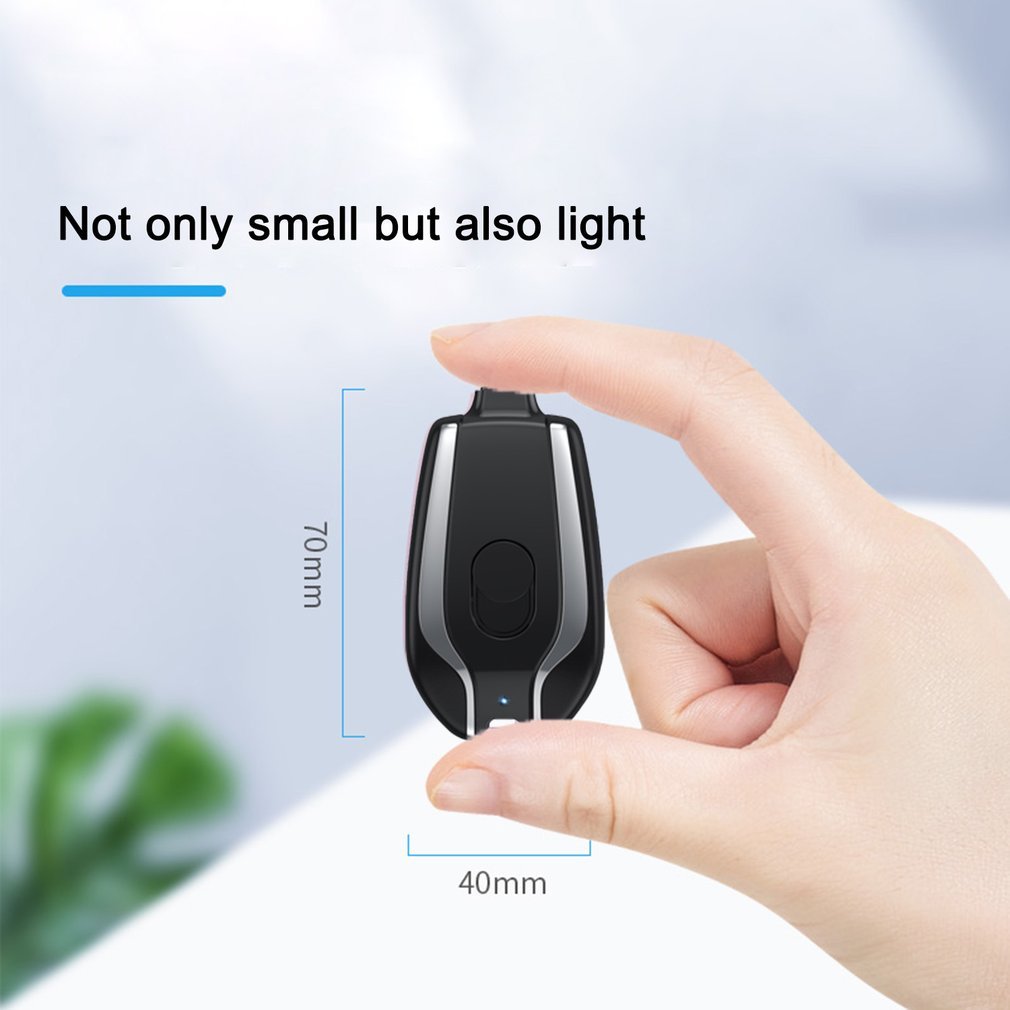 1500mAh Mini Power Bank, Keychain