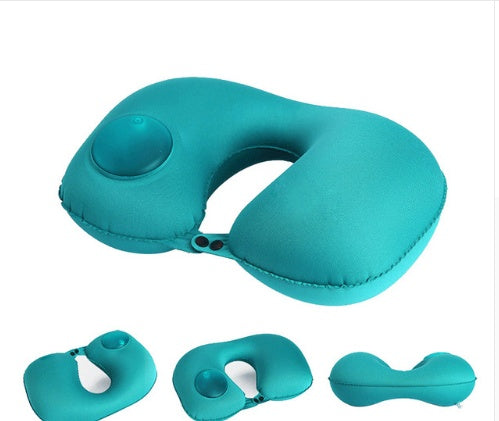 Portable, Inflatable Travel Neck Pillow