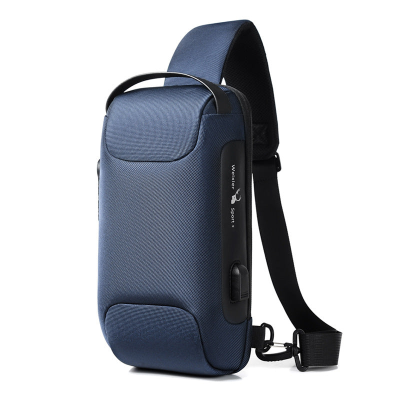 Waterproof USB Anti-theft Bag, Multifunction Chest Pack