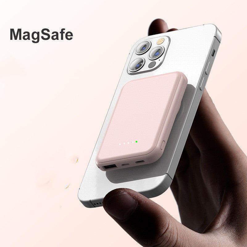 Mini Fast Charging Magnetic Wireless Power Bank, 5000/10 000 MAh