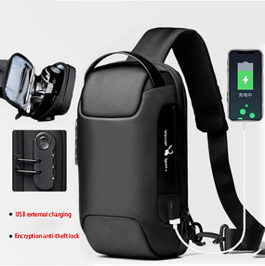 Waterproof USB Anti-theft Bag, Multifunction Chest Pack