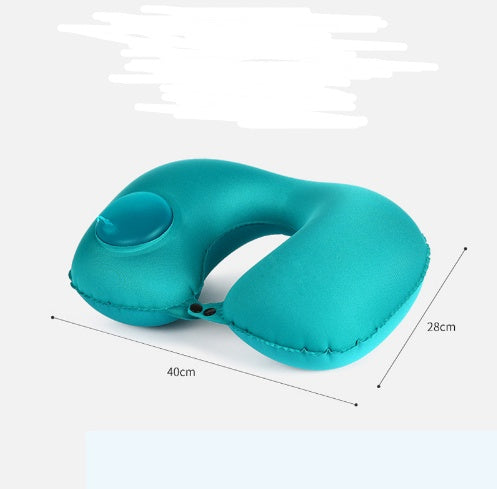 Portable, Inflatable Travel Neck Pillow