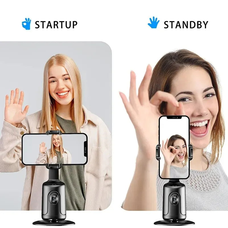 360° AI Auto Face Tracking Phone Holder