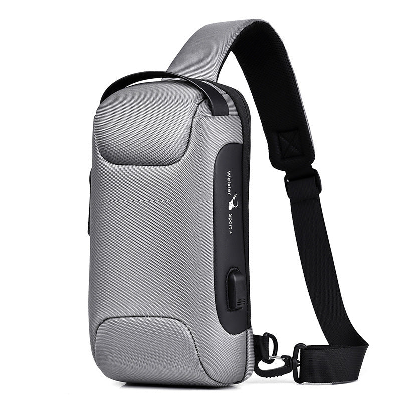 Waterproof USB Anti-theft Bag, Multifunction Chest Pack