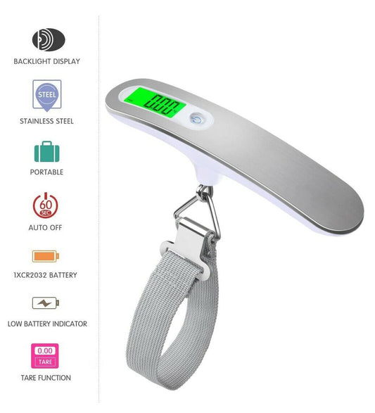 Portable LCD Digital Luggage Weight Scale