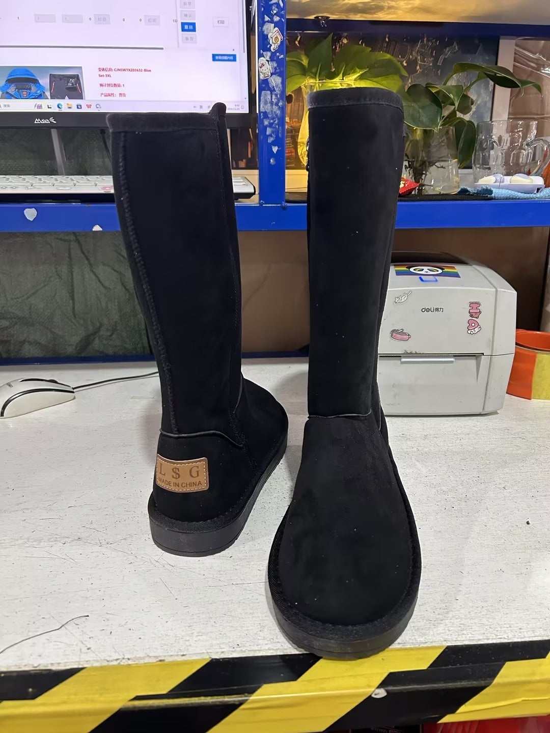 Fleece-lined Thickened Winter Boots