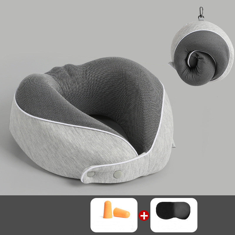 Memory Cotton Travel Nap Pillow