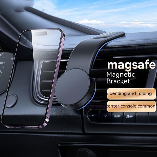 Magnetic Bendable Car Mobile Phone Holder, Wireless Charger