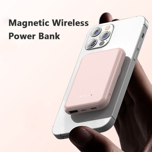 Mini Fast Charging Magnetic Wireless Power Bank, 5000/10 000 MAh