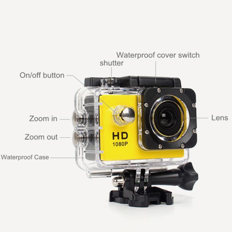 HD High-definition 1080P Action Sports Waterproof Camera