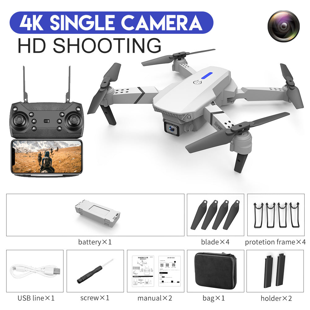 E88 Drone Photography HD 4K Dual Camera